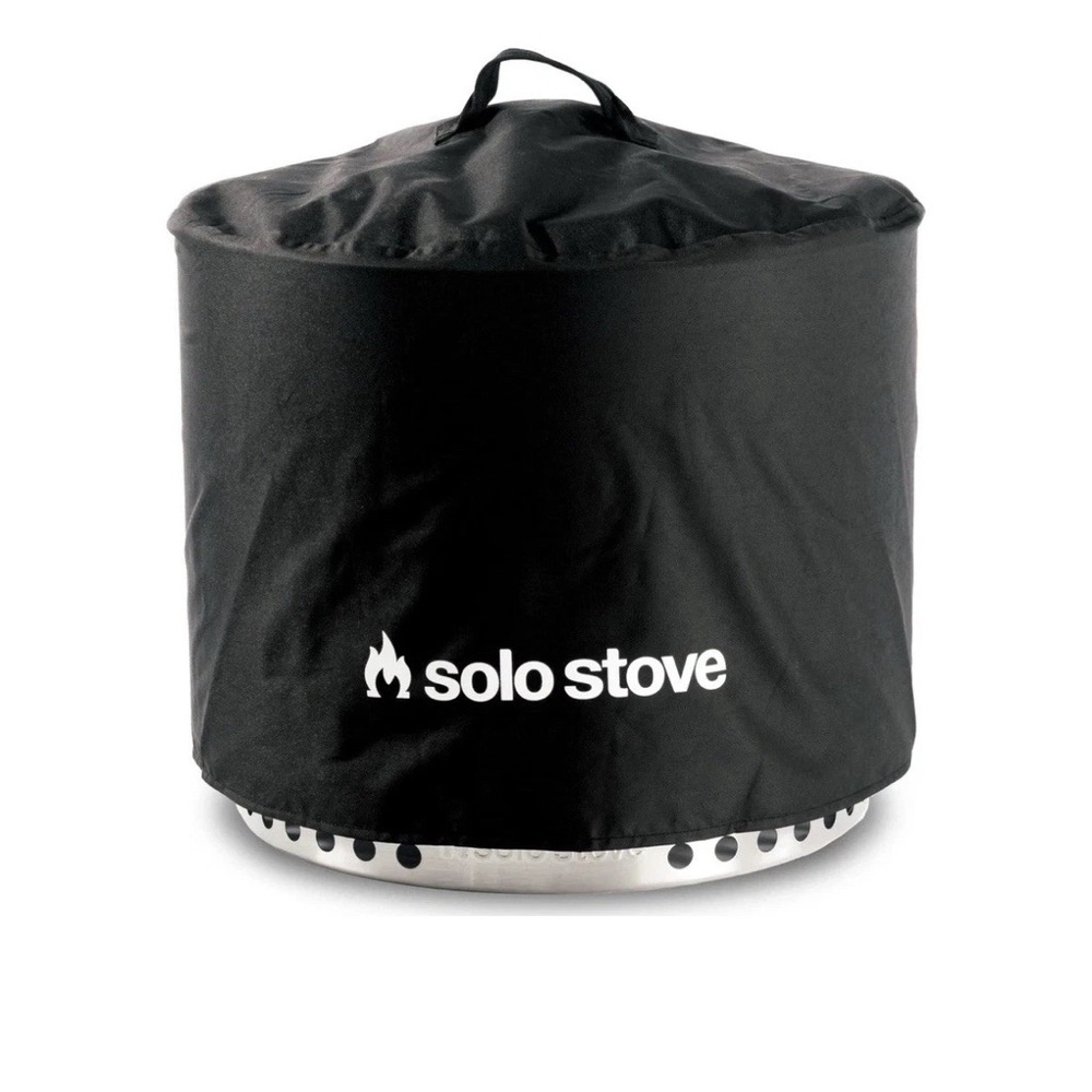 Solo Stove Bonfire Shelter Weather-Resistant Round Cover PVC-Coated Black